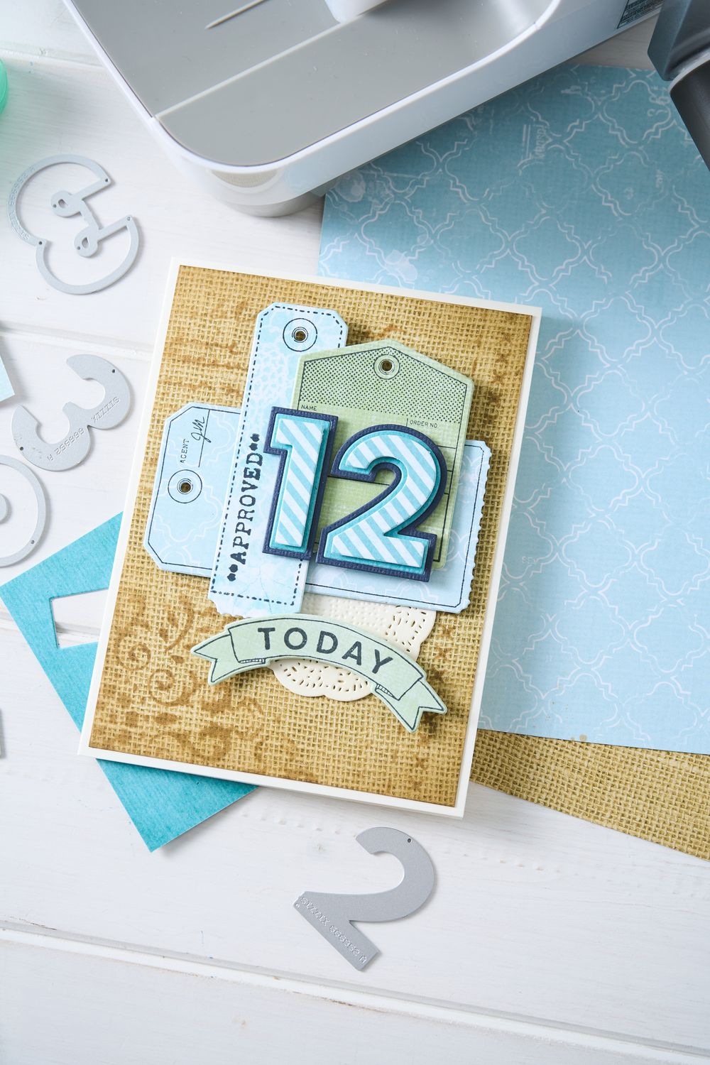 Sizzix - 49 & Market - Thinlits Die Set - This Or That 2 Inch Numbers