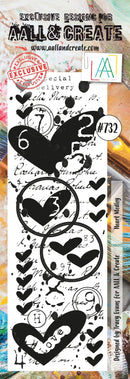 AALL & Create - Border Stamp Set - Heart Medley -