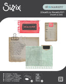 ***Pre-Order*** Sizzix - 49 & Market - Clear Stamp With Framlits Die - Creative Combos