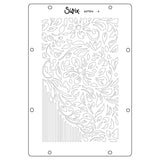 Sizzix - Layered Stencils 4PK Backgrounds by Willow Wolfe
