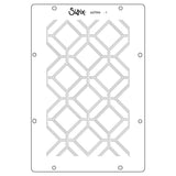 Sizzix - Layered Stencils 4PK Backgrounds by Willow Wolfe