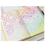 Sizzix - Layered Stencils 4PK Backgrounds by Willow Wolfe
