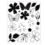 Sizzix - 49 & Market - Clear Stamp With Framlits Die - Sweet Sprigs