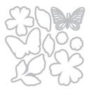 ***Pre-Order*** Sizzix - 49 & Market - Clear Stamp With Framlits Die - Sweet Sprigs