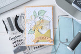Sizzix - 49 & Market - Clear Stamp With Framlits Die - Sweet Sprigs