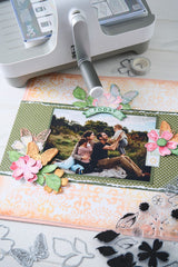 Sizzix - 49 & Market - Clear Stamp With Framlits Die - Sweet Sprigs