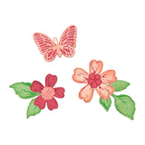Sizzix - 49 & Market - Clear Stamp With Framlits Die - Sweet Sprigs
