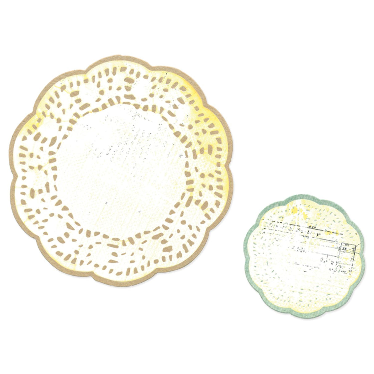Sizzix - 49 & Market - Thinlits Die Set - Doily Duo