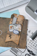 ***Pre-Order*** Sizzix - 49 & Market - Clear Stamp With Framlits Die - Globetrotter's Mark