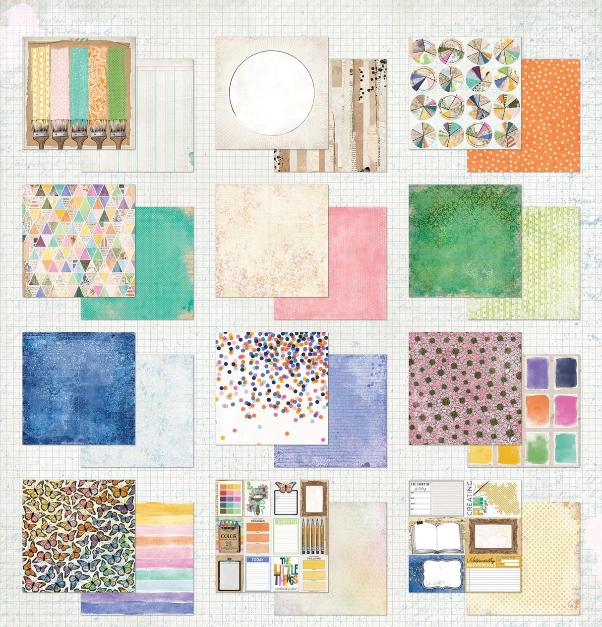 49 And Market - Vicki Boutin - Artful Moments - Paper Pad 12"X12"