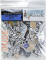 49 And Market - Vicki Boutin - Artful Moments - Chipboard Set