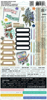 49 And Market - Vicki Boutin - Artful Moments - Cardstock Stickers