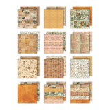 Tim Holtz - Advantus - Idea-ology Double- Sided Cardstock 12"X12" - Palette Collection: Orange