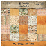 Tim Holtz - Advantus - Idea-ology Double- Sided Cardstock 12"X12" - Palette Collection: Orange