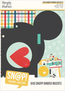 ***Pre-Order*** Simple Stories - Say Cheese Happiest Place - SN@P! Binder Inserts 6"X8"