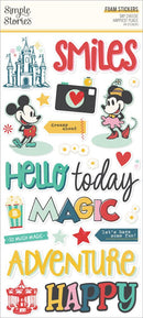 ***Pre-Order*** Simple Stories - Say Cheese Happiest Place - Foam Stickers