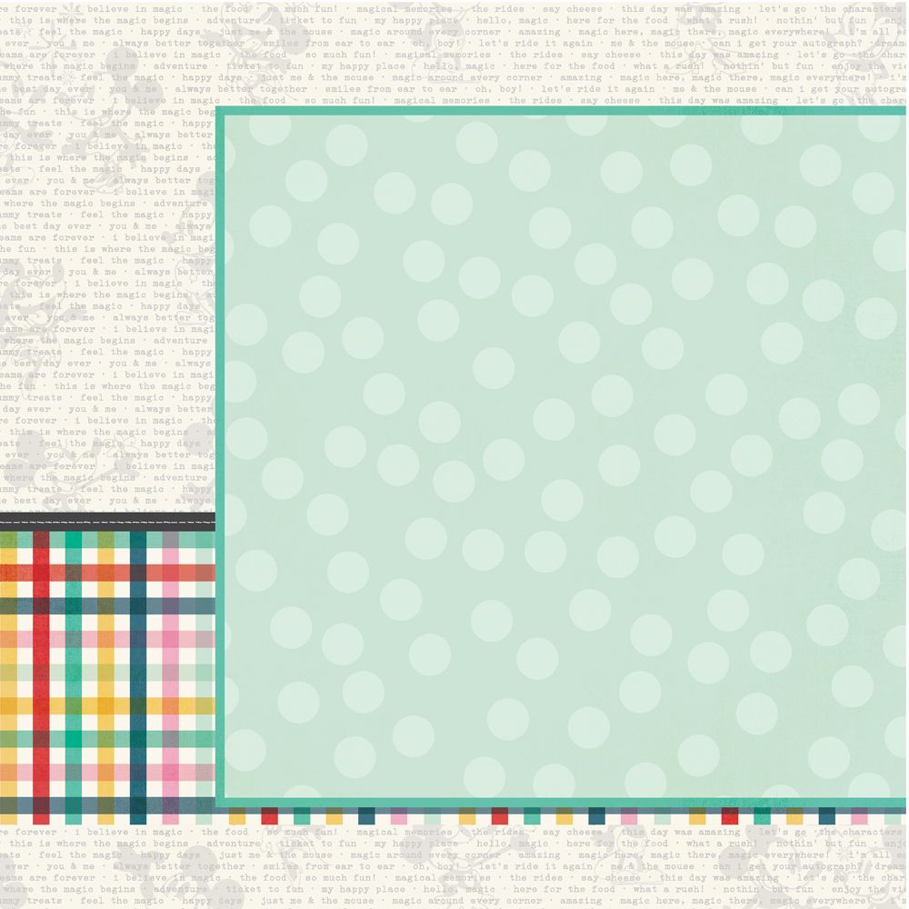 Simple Stories - Say Cheese Happiest Place - Simple Pages Page Kit