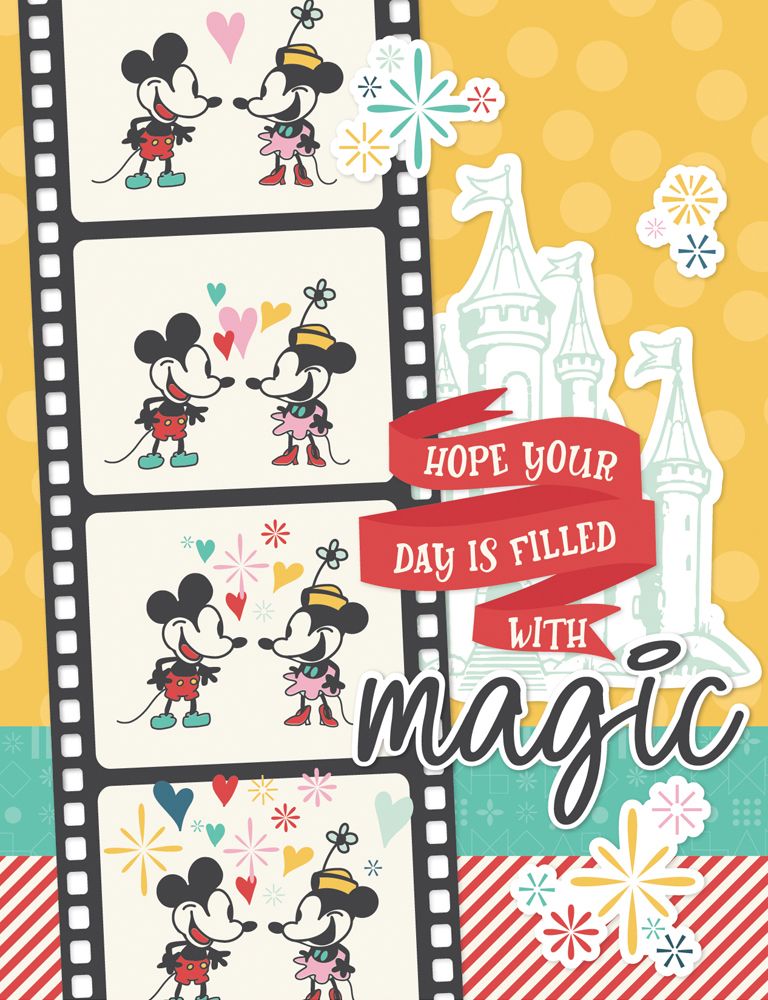 Simple Stories - Say Cheese Happiest Place - Simple Cards Card Kit