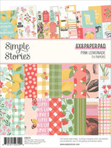 Simple Stories - Pink Lemonade - Paper Pad 6"X8"