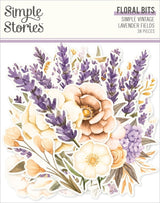 Simple Stories - Simple Vintage Lavender Fields - Floral Bits & Pieces