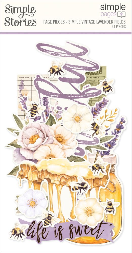 Simple Stories - Simple Vintage Lavender Fields - Simple Page Pieces
