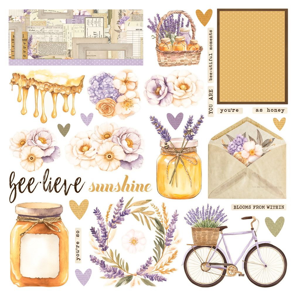 Simple Stories - Simple Vintage Lavender Fields - Simple Cards Card Kit
