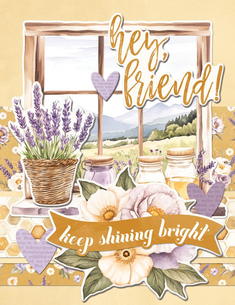 Simple Stories - Simple Vintage Lavender Fields - Simple Cards Card Kit