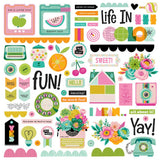 Simple Stories - Color Me Happy - Chipboard Pieces