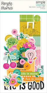 Simple Stories - Color Me Happy - Simple Page Pieces
