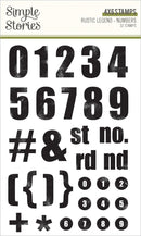 ***Pre-Order*** Simple Stories - Rustic Legend - Stamps - Numbers