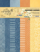***Pre-Order*** Graphic 45 - Scenic Route - Patterns & Solids Collection Pack 8.5"X11"