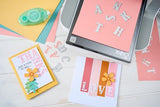 Sizzix - Catherine Pooler - Thinlits Die Set - Folk Alphabet