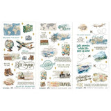 49 And Market - Travel Diaries - Blendable Rub-On Transfer Set 6"X12"