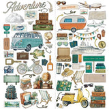 49 And Market - Travel Diaries - Laser Cut Outs - Elements