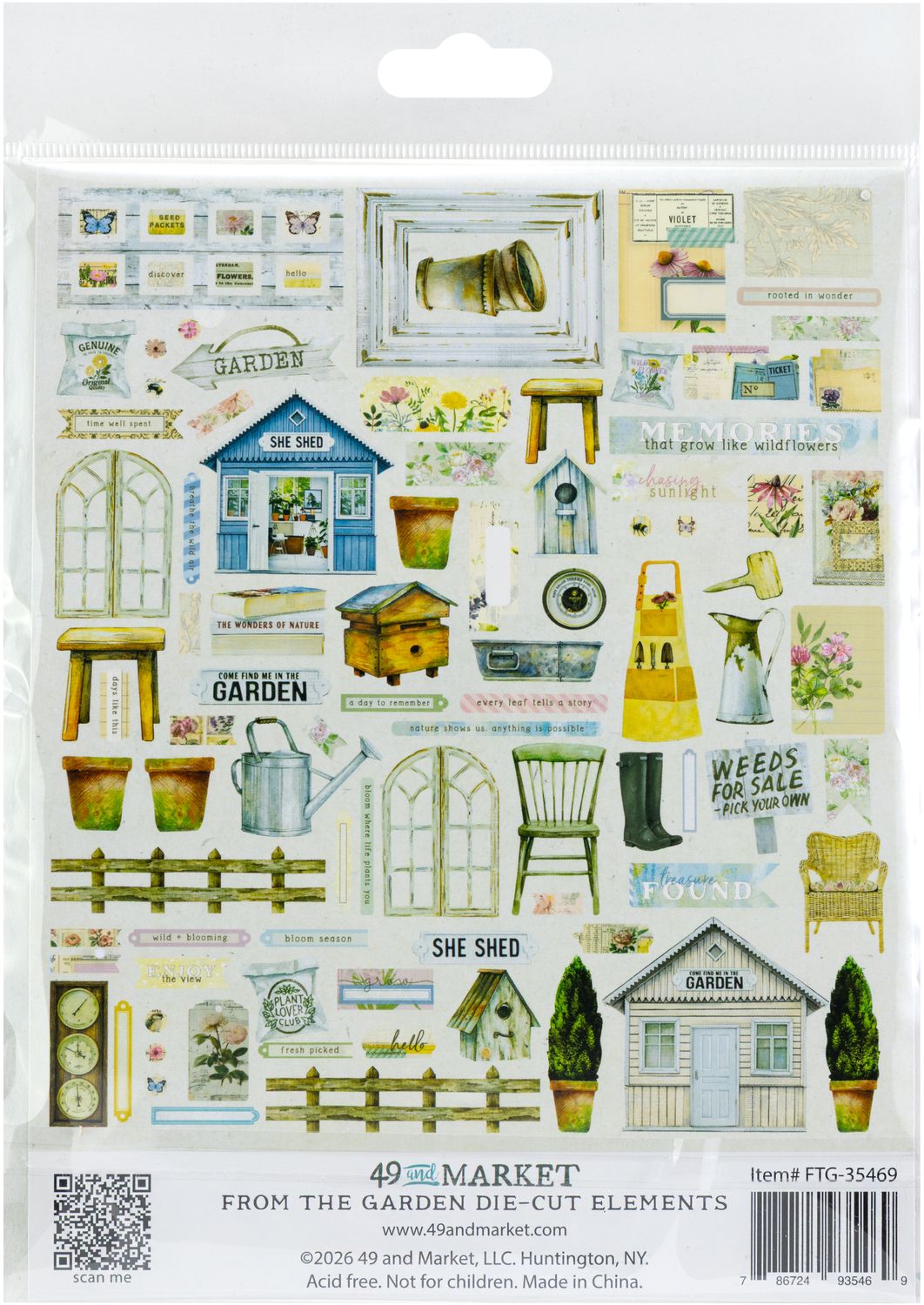 49 And Market - From the Garden - Ephemera Set