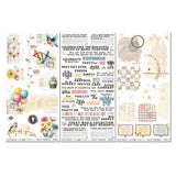 49 And Market - Glimmer and Glee - Blendable Rub-On Transfer Set 6"X12"