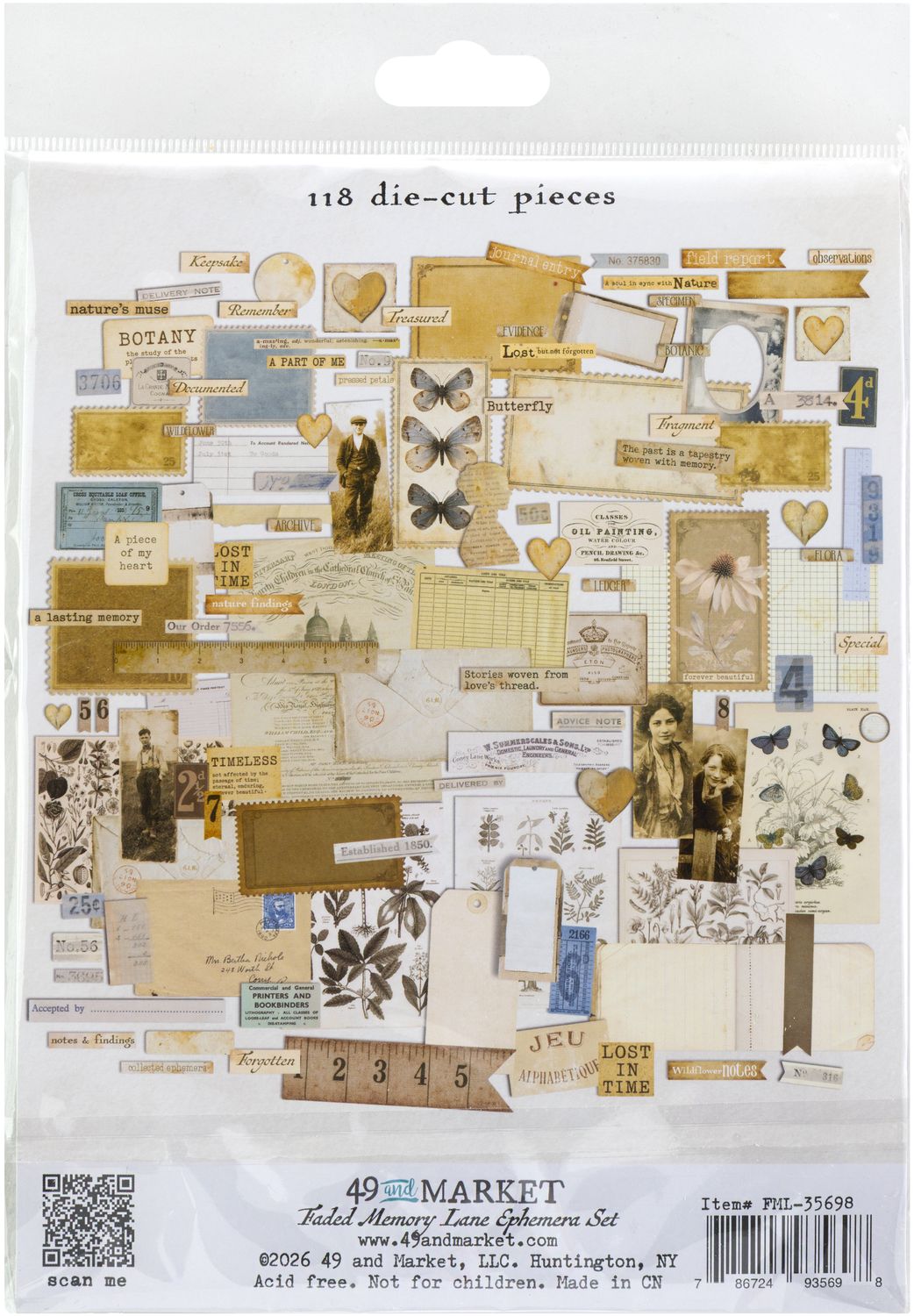 49 And Market - Faded Memory Lane - Ephemera Set