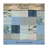 Tim Holtz - Advantus - Idea-ology Double- Sided Cardstock 12"X12" - Palette Collection: Blue