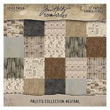 Tim Holtz - Advantus - Idea-ology Double- Sided Cardstock 12"X12" - Palette Collection: Neutral