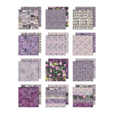 Tim Holtz - Advantus - Idea-ology Double- Sided Cardstock 12"X12" - Palette Collection: Purple