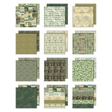 Tim Holtz - Advantus - Idea-ology Double- Sided Cardstock 12"X12" - Palette Collection: Green