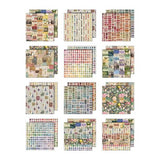 Tim Holtz - Advantus - Idea-ology Double- Sided Cardstock 12"X12" - Palette Collection: Multi