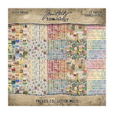 Tim Holtz - Advantus - Idea-ology Double- Sided Cardstock 12"X12" - Palette Collection: Multi