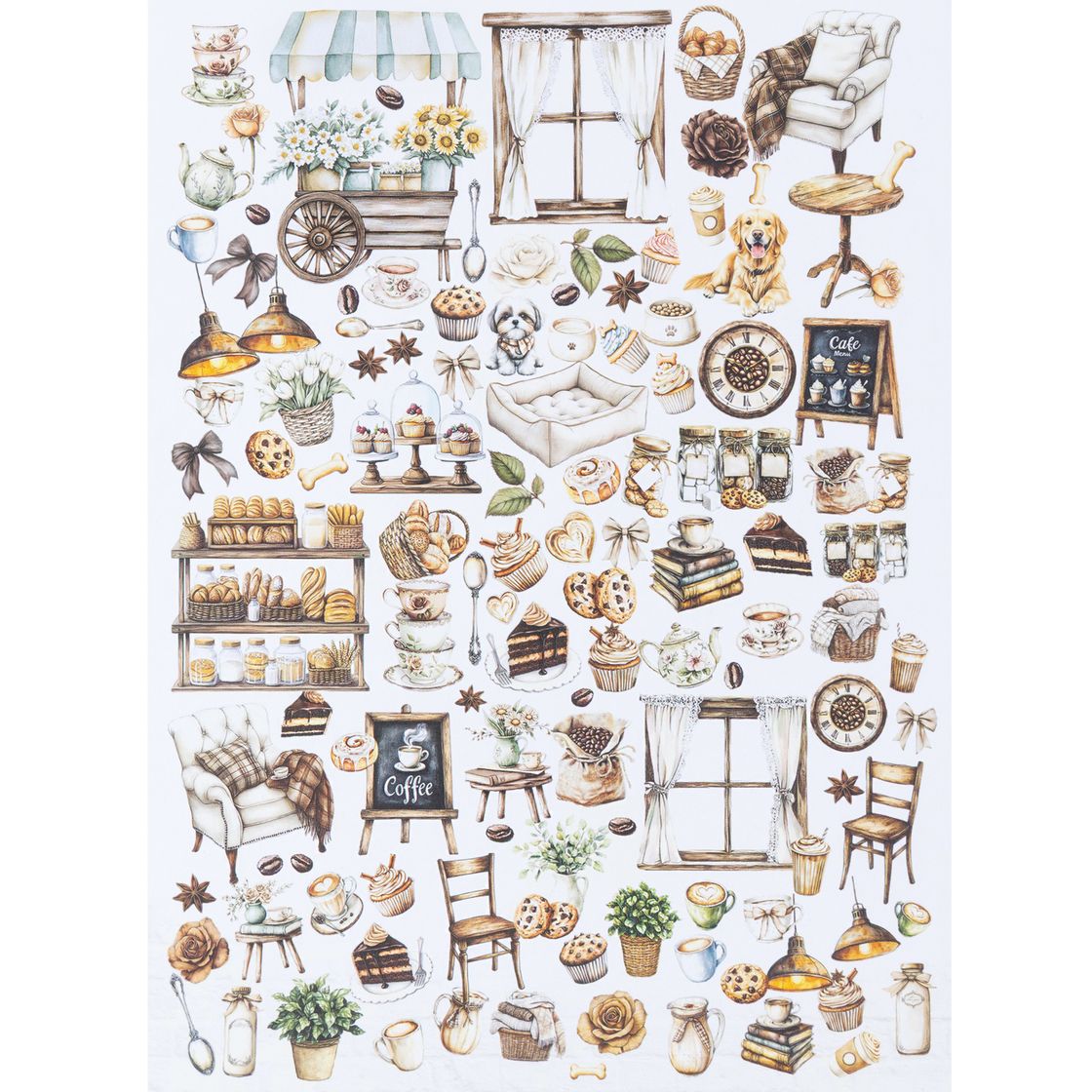 49 And Market - Country Heart Cafe - Laser Cut - Elements