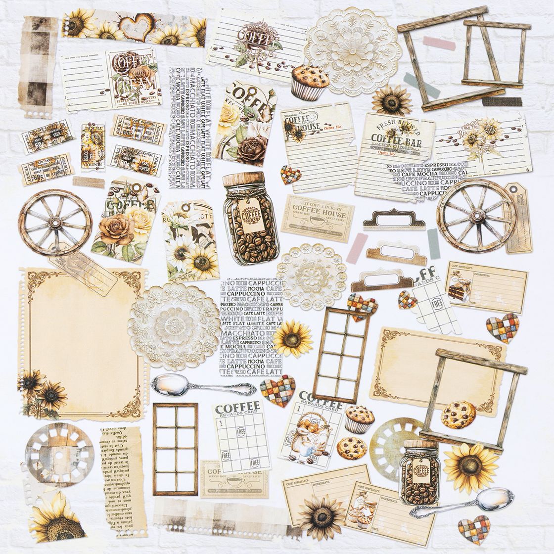 49 And Market - Country Heart Cafe - Die-Cut Elements