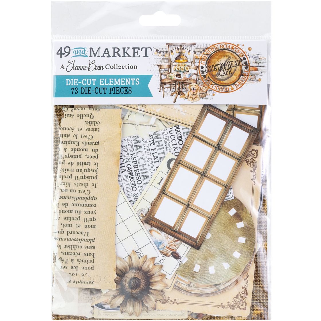 49 And Market - Country Heart Cafe - Die-Cut Elements