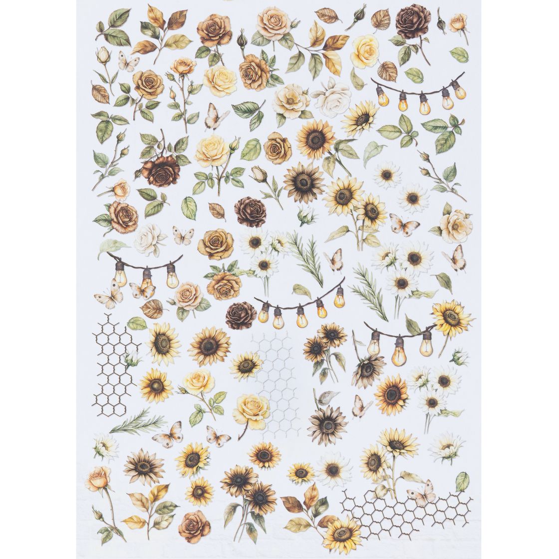 49 And Market - Country Heart Cafe - Laser Cut - Wildflowers