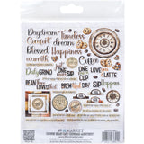 49 And Market - Country Heart Cafe - Chipboard Assortment