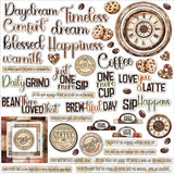 49 And Market - Country Heart Cafe - Chipboard Assortment