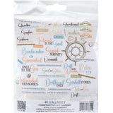 49 And Market - Coastal Soul - Chipboard Assortment